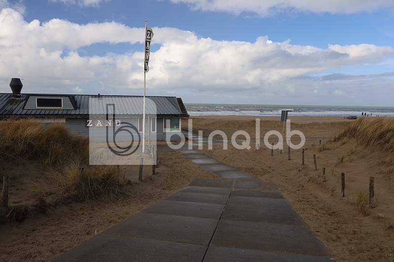 Strandtent-Zand