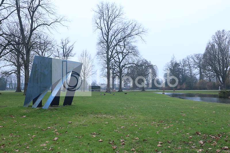 Blauw-sculptuur